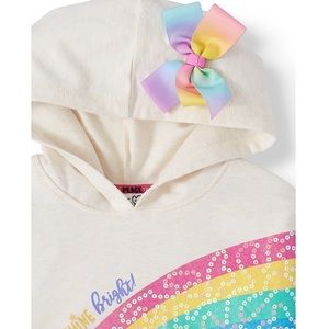 Jojo Siwa Rainbow Ligjtweight Hoodie- 14/16 NWT
